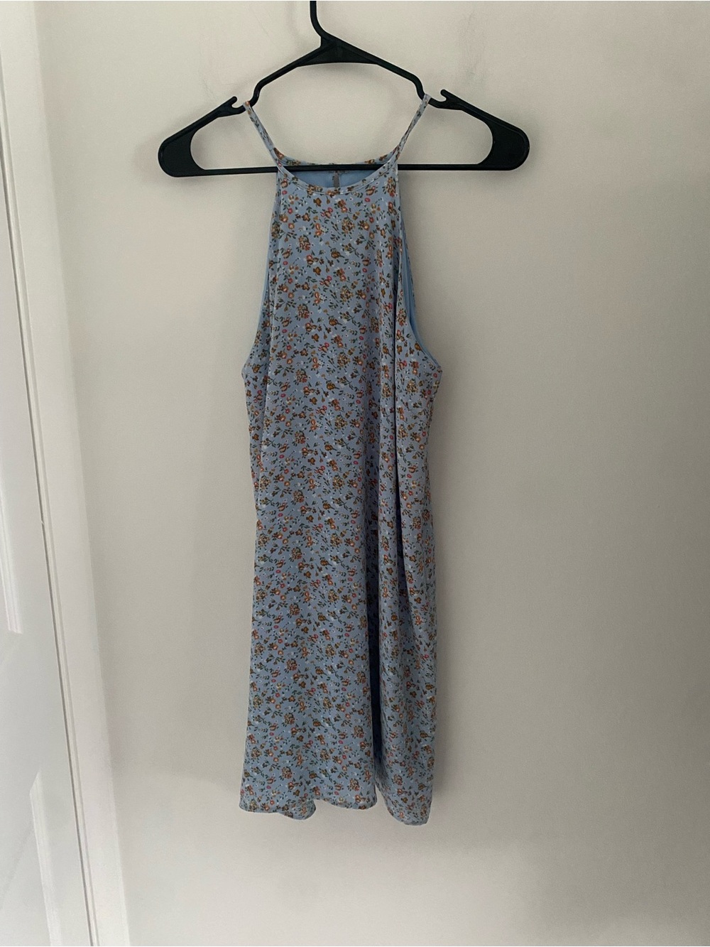 Blue Rain Ditsy Floral Dress